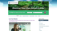 Desktop Screenshot of dreamsforreal.com